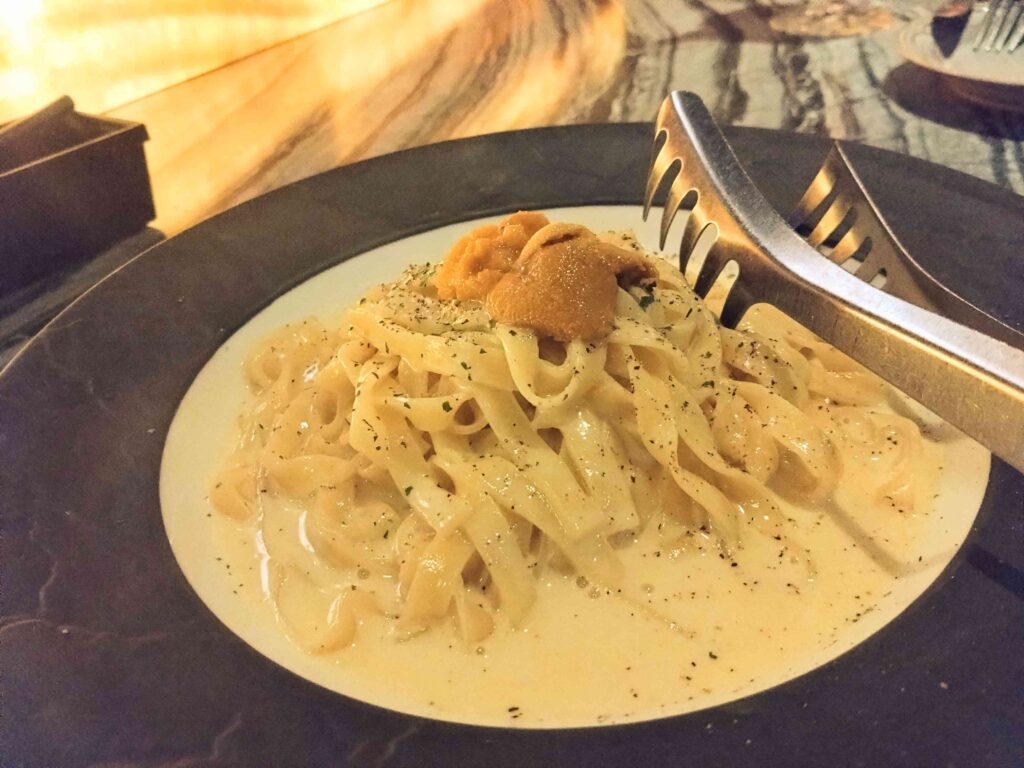 ウニパスタ